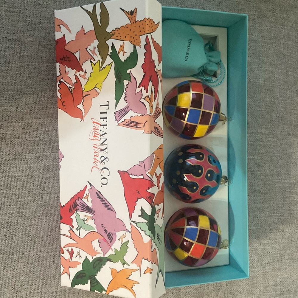 Tiffany & Co. and Andy Warhol Christmas Ornaments